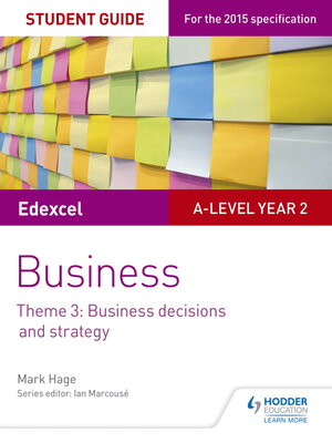 cover image of Edexcel A-level Business Student Guide